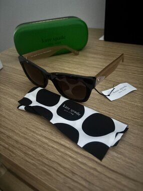 Kate Spade Aimee Sunglasses in tortoiseshell brown 🤎✨